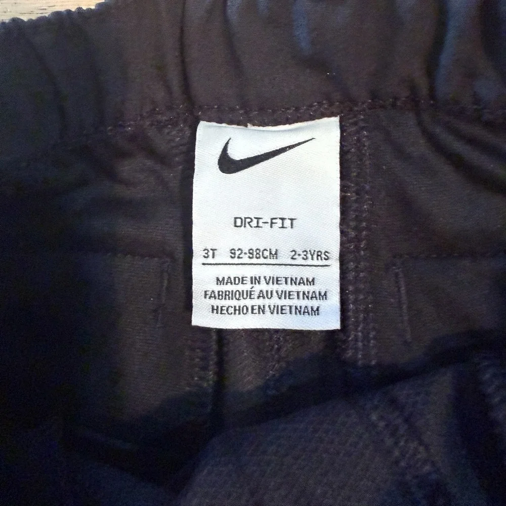 Nike Dri-FIT Athletic Shorts 3T Black New Stretch‎ Performance (1835)